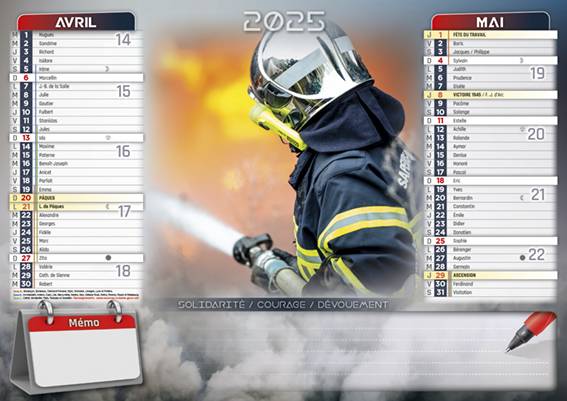 Calendriers Pompiers