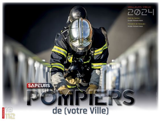 Calendrier sapeurs-pompiers 2024